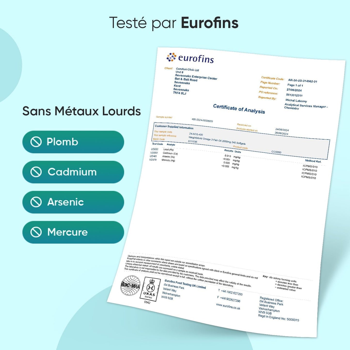 Oméga 3 Huile de Poisson Premium™